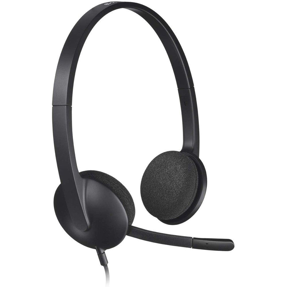 LT-H340/981-000475 LOGITECH H340 USB BLACK headset, with mic BLACK USB 1.8 m (981-000475)
