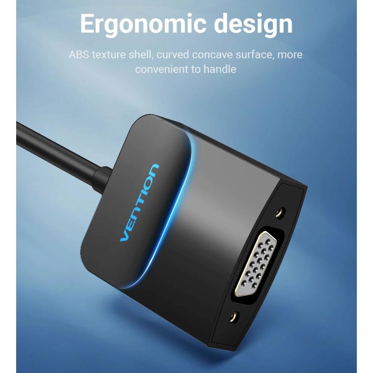 VENTION 42154  HDMI to VGA Converter 0.15M Black