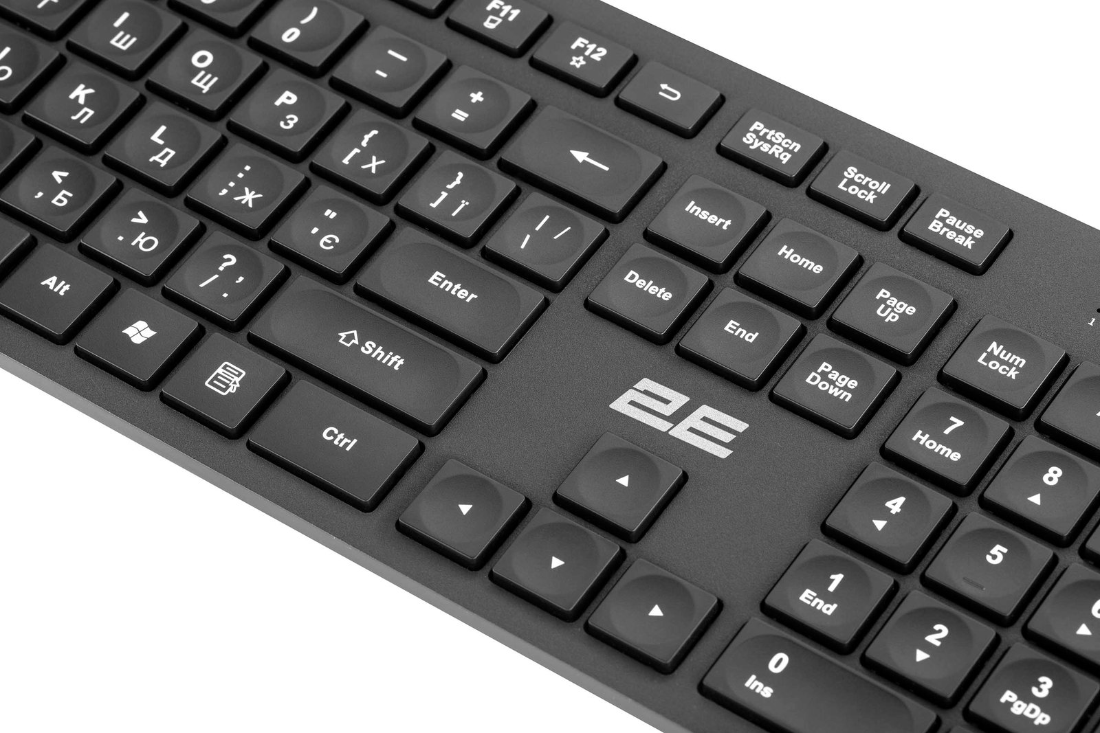 2E Keyboard membrane KS260 106key, WL, EN/UK, black