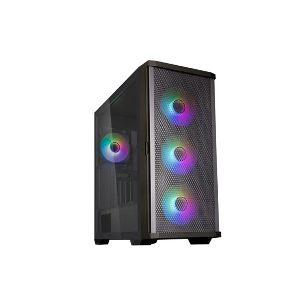 Zalman PC case Z10 Duo without PSU, 2xUSB3.0, 1xUSB Type-C, 3x140mm ARGB, 1x120mm ARGB, VGA 395mm, LCS ready, TG Side Panel, EATX, black