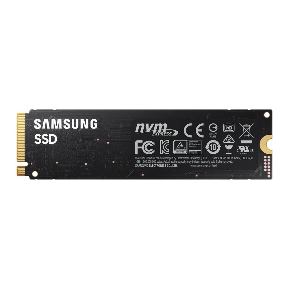 მყარი დისკი,  980 1TB, SAMSUNG, PCIe 3.0 NVMe M.2, r/w 3500/3000, 600 TBW. MZ-V8V1T0BW