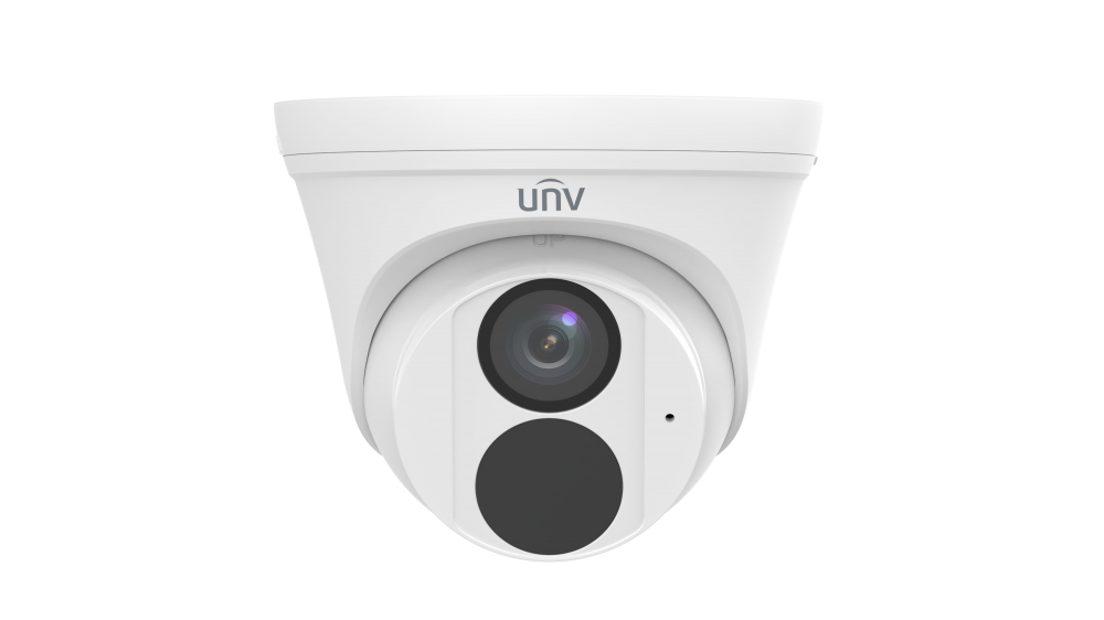 სამეთვალყურეო კამერა მიკროფონით UNIVIEW IPC3612LB-AF28-A2 2MP 2.8mm indoor Turret IP Camera, HBD 2.0, SD Card, Mic.